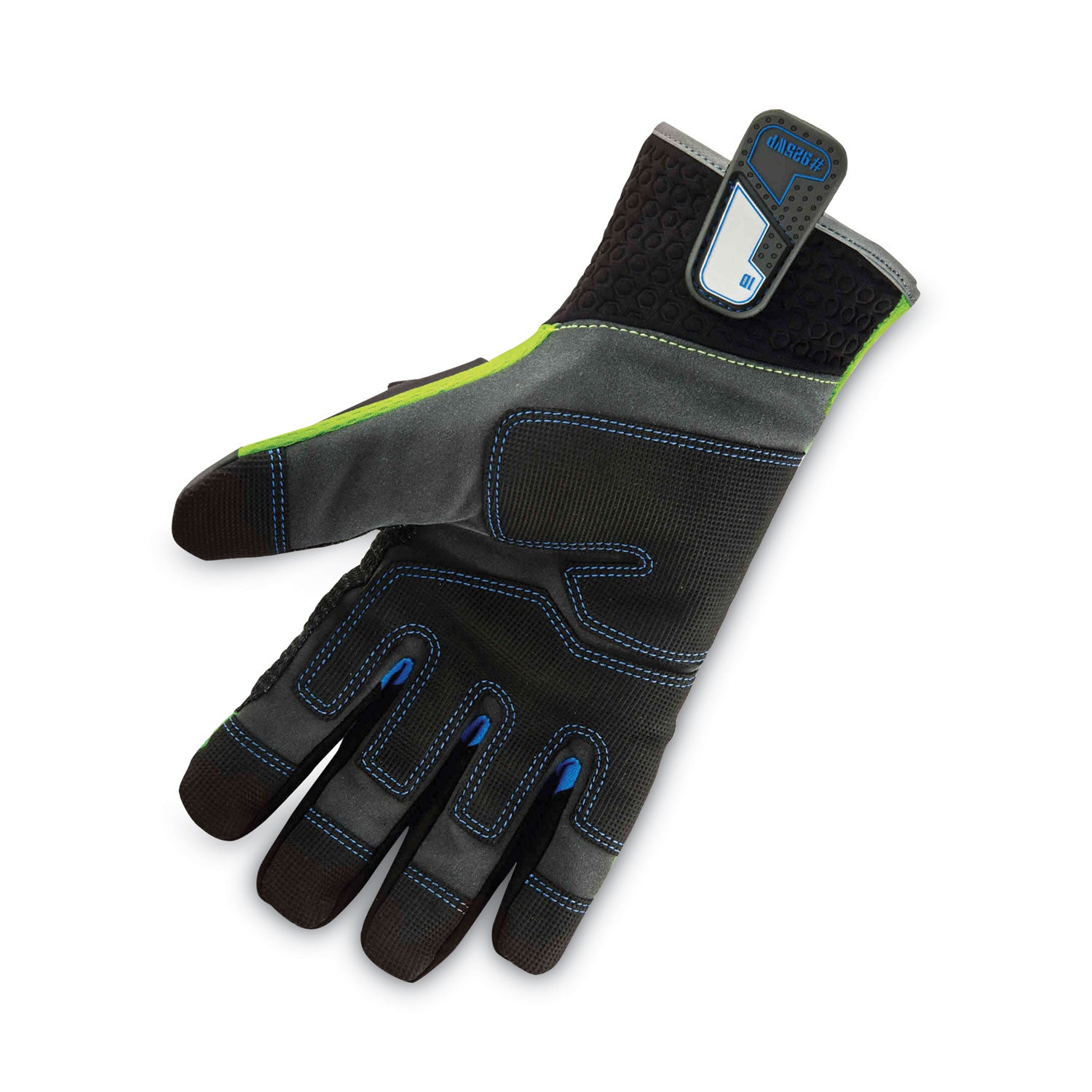 Ergodyne ProFlex 925WP Performance DIR Thermal WP Gloves, Small, Lime, Impact Resistant, Waterproof, Reinforced Thumb & Index Finger, Reflective Binding, Cold Resistant, 2 Pairs