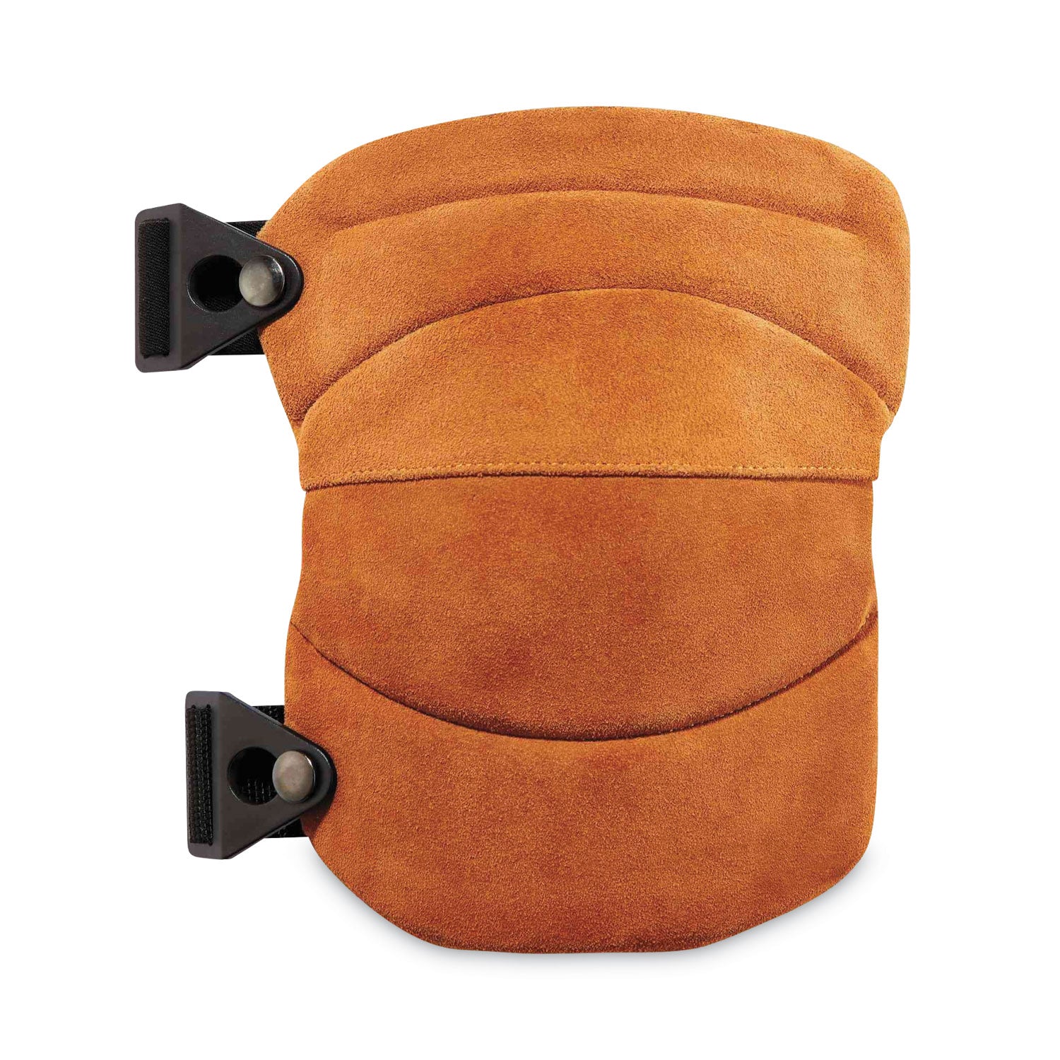 0.50" to 0.47" Knee Circumference - Brown - Leather, Nitrile Rubber, Neoprene, Foam, Acrylonitrile Butadiene Styrene (ABS) - 2 / Pair