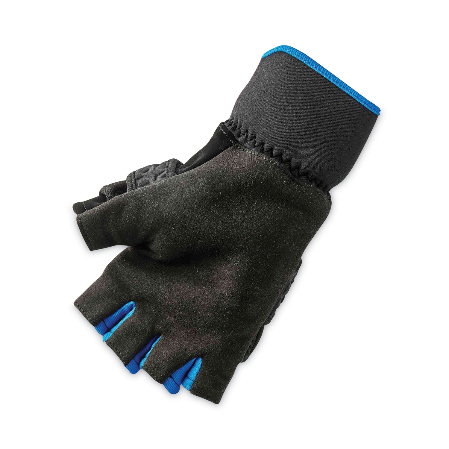 Ergodyne ProFlex 816 Thermal Flip-Top Gloves, Small, Black, 3" Thick, 11.25" Length, 2 Pairs, Weather & Cold Resistant, Reinforced Palm & Thumb, Flexible, Reflective Accent, Machine Washable