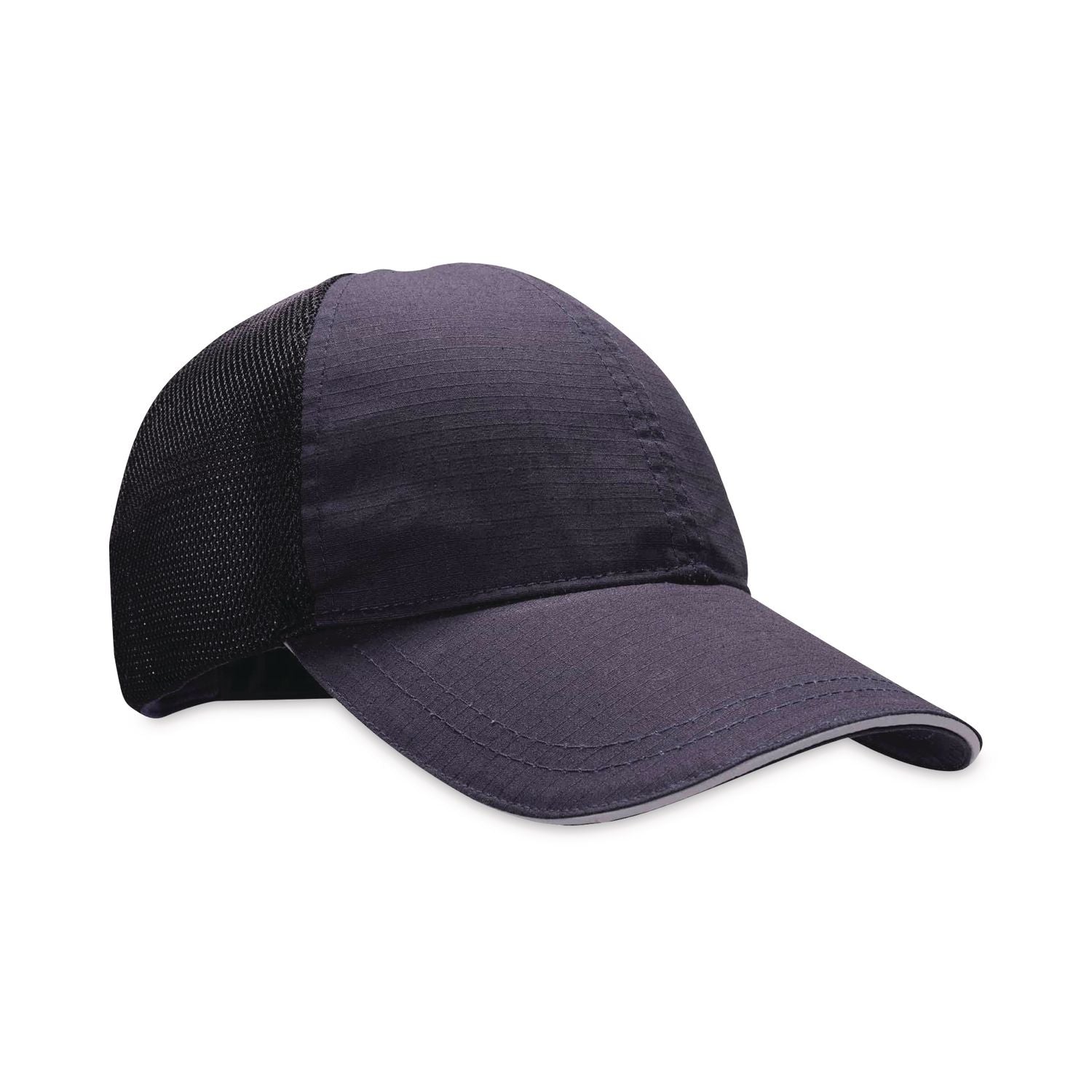 Ergodyne Skullerz 8946 Standard Baseball Cap with Insert, One Size, Navy, Reflective, Adjustable, Breathable, Lightweight, Comfortable, Machine Washable, Hook & Loop Closure, Mesh Back, 1 Each