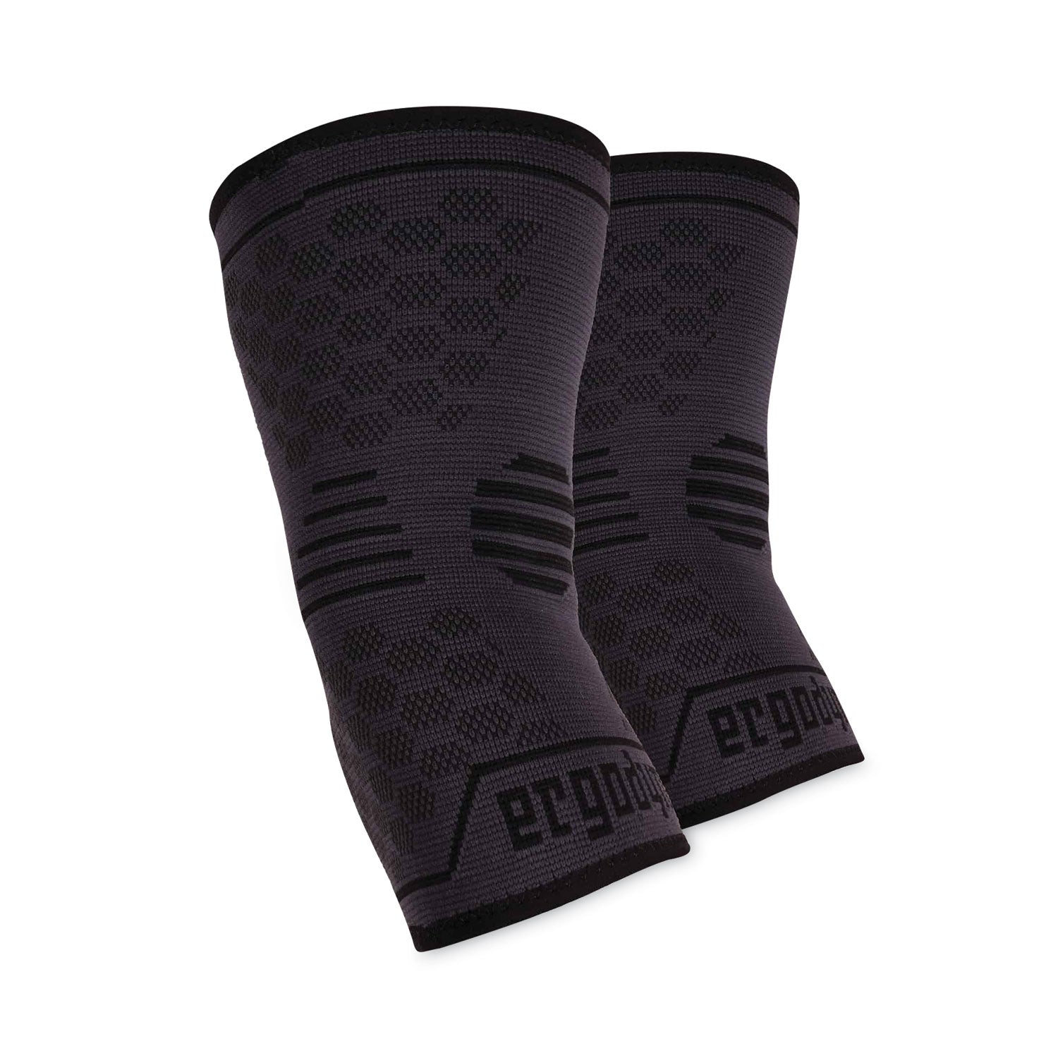 Ergodyne ProFlex 651 Elbow Compression Sleeve, Large, 12.99"–14.96" Circumference, Black, Elastic, 1 Each