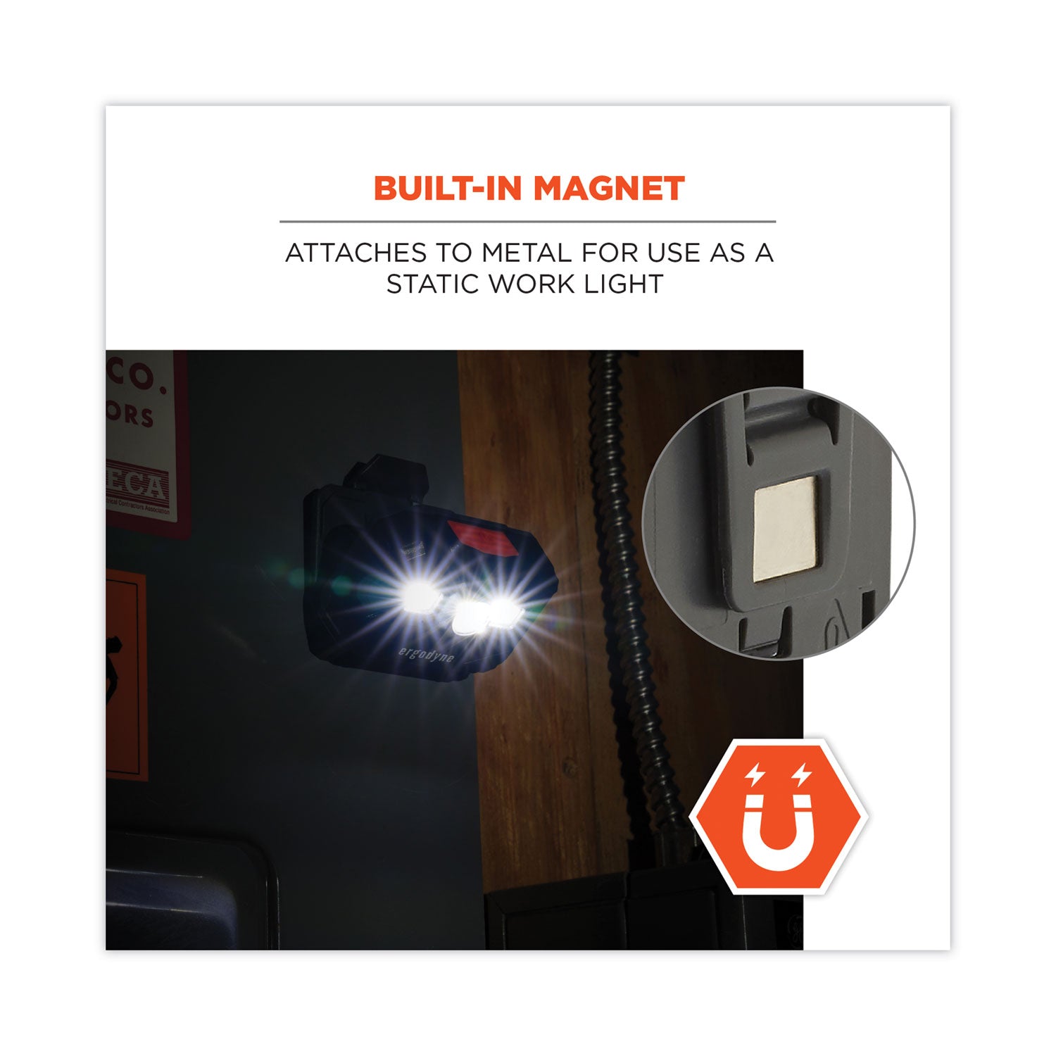LED - 300 lm Lumen - Battery Rechargeable - Battery - Drop Resistant, Dust Resistant, Water Resistant - Black - 1 Each