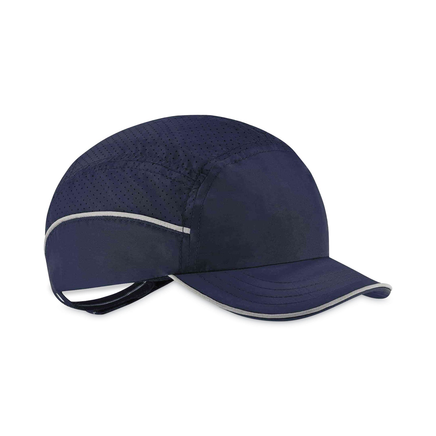 Ergodyne Skullerz 8955 Lightweight Bump Cap Hat, Navy, High-Density Polyethylene Shell, Vented, Reflective, Breathable, Removable, Machine Washable, Impact Resistant, 1 Each
