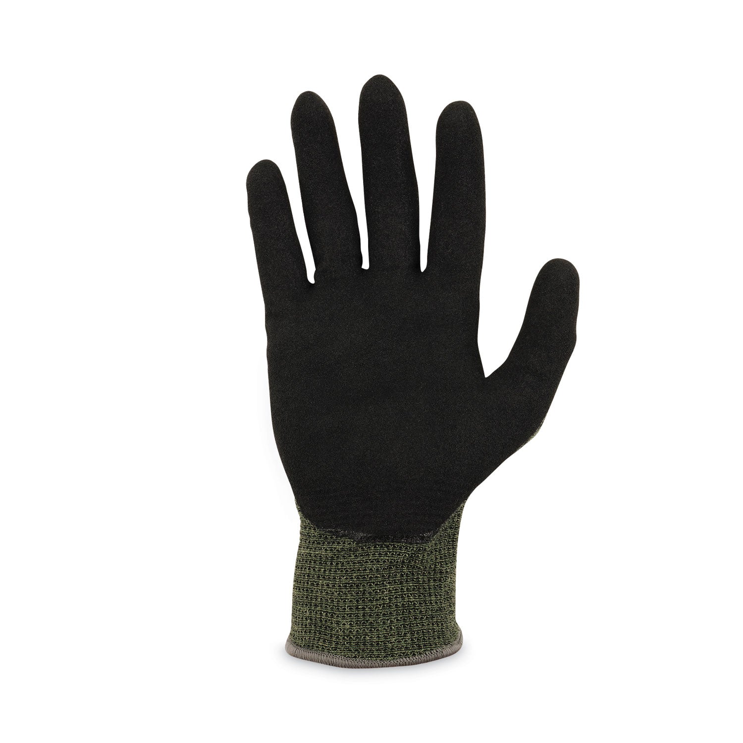 Ergodyne ProFlex 7042 Nitrile-Coated Cut-Resistant Gloves, Medium, Green, Synthetic Fiber, Touchscreen Capable, Machine Washable, ANSI A4 Cut Level, 18-Gauge, 2 Pairs per Pack