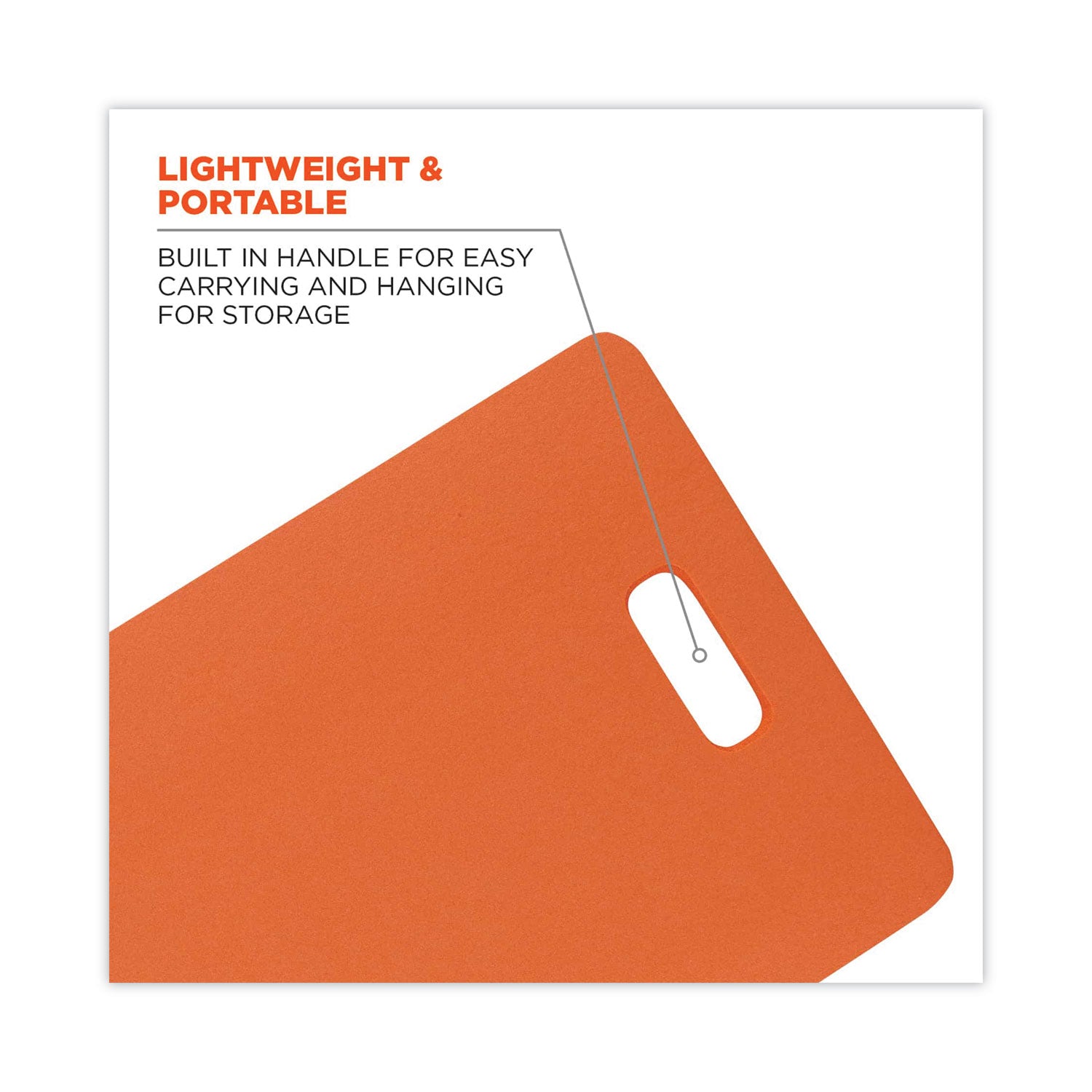 Orange - Foam Rubber, Nitrile Rubber - 1 Each