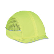 Ergodyne 8950 Bump Cap Hat - Recommended for: Industrial, Mechanic, Factory, Home, Baggage Handling - Bump, Scrape, Head Protection - Lime - Comfortable, Impact Resistant, Machine Washable, Removable - 1 Each