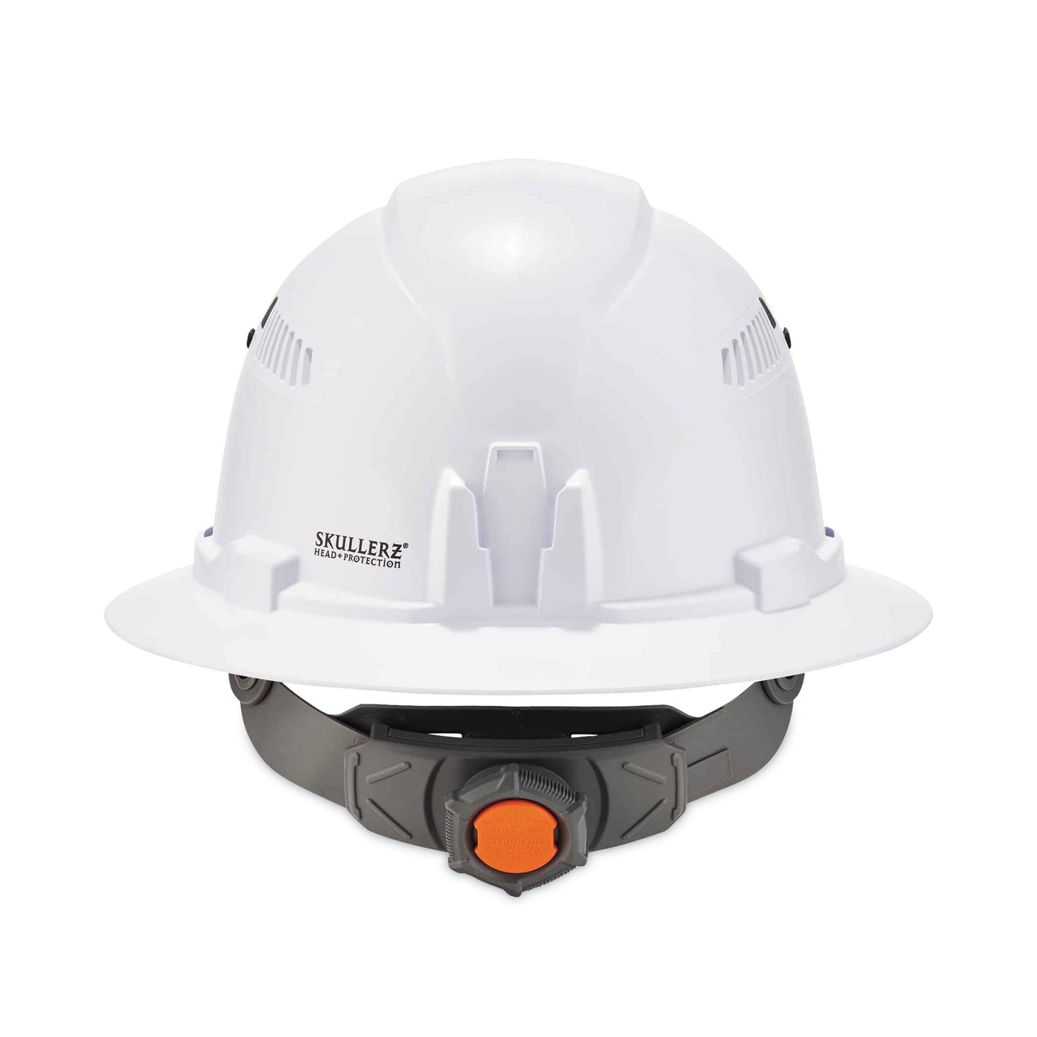 Ergodyne 8973LED Full Brim Hard Hat, White, White