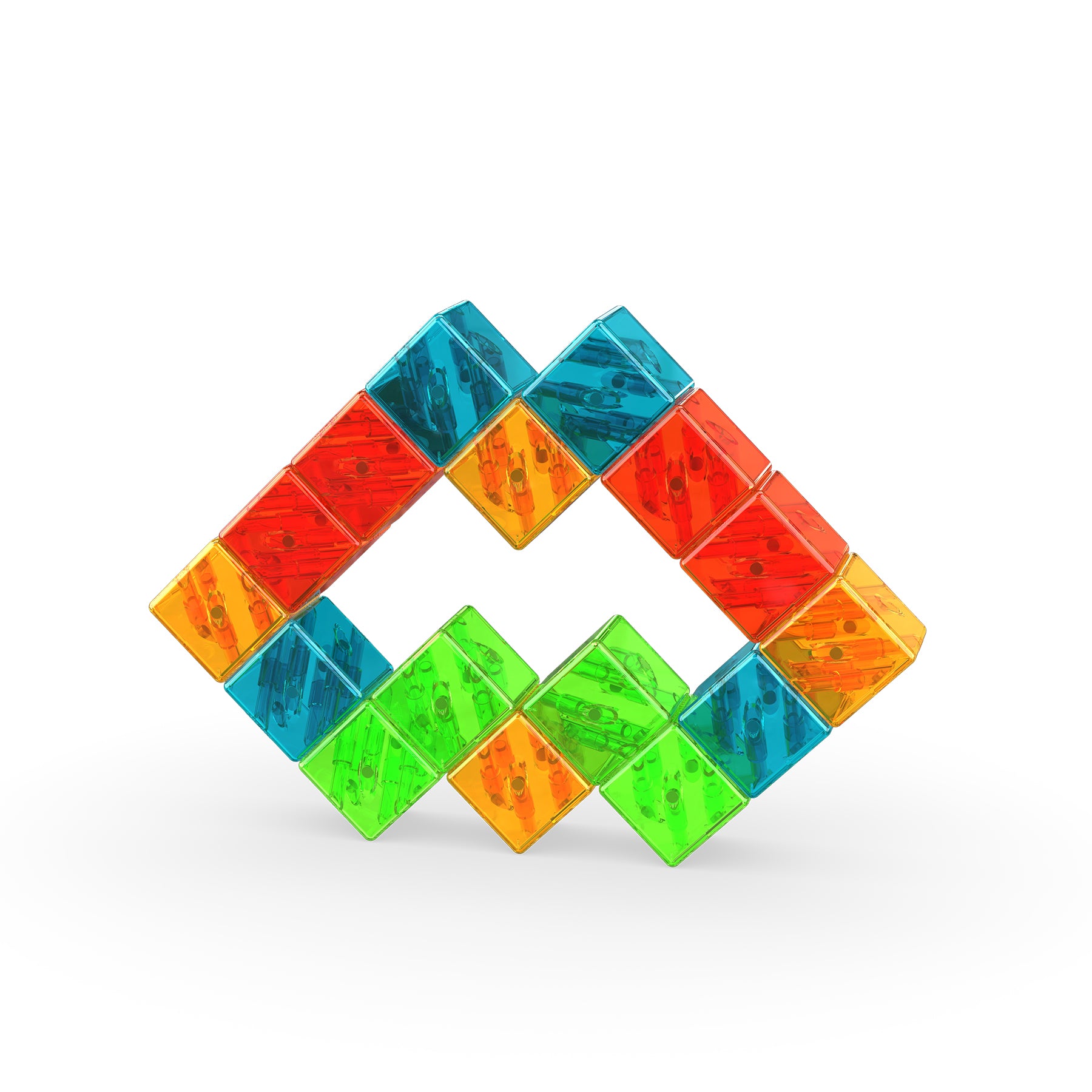 GEOMAG MAGNETIC BLOCKS GEMS 16PCS