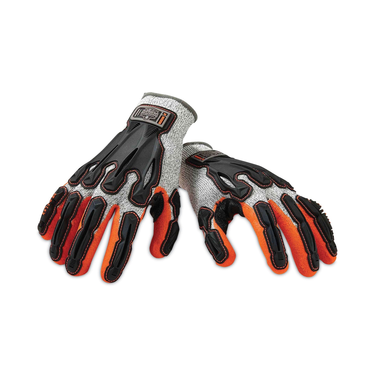 Ergodyne ProFlex 922CR Nitrile-Coated Cut Resistant Gloves, Small, Gray