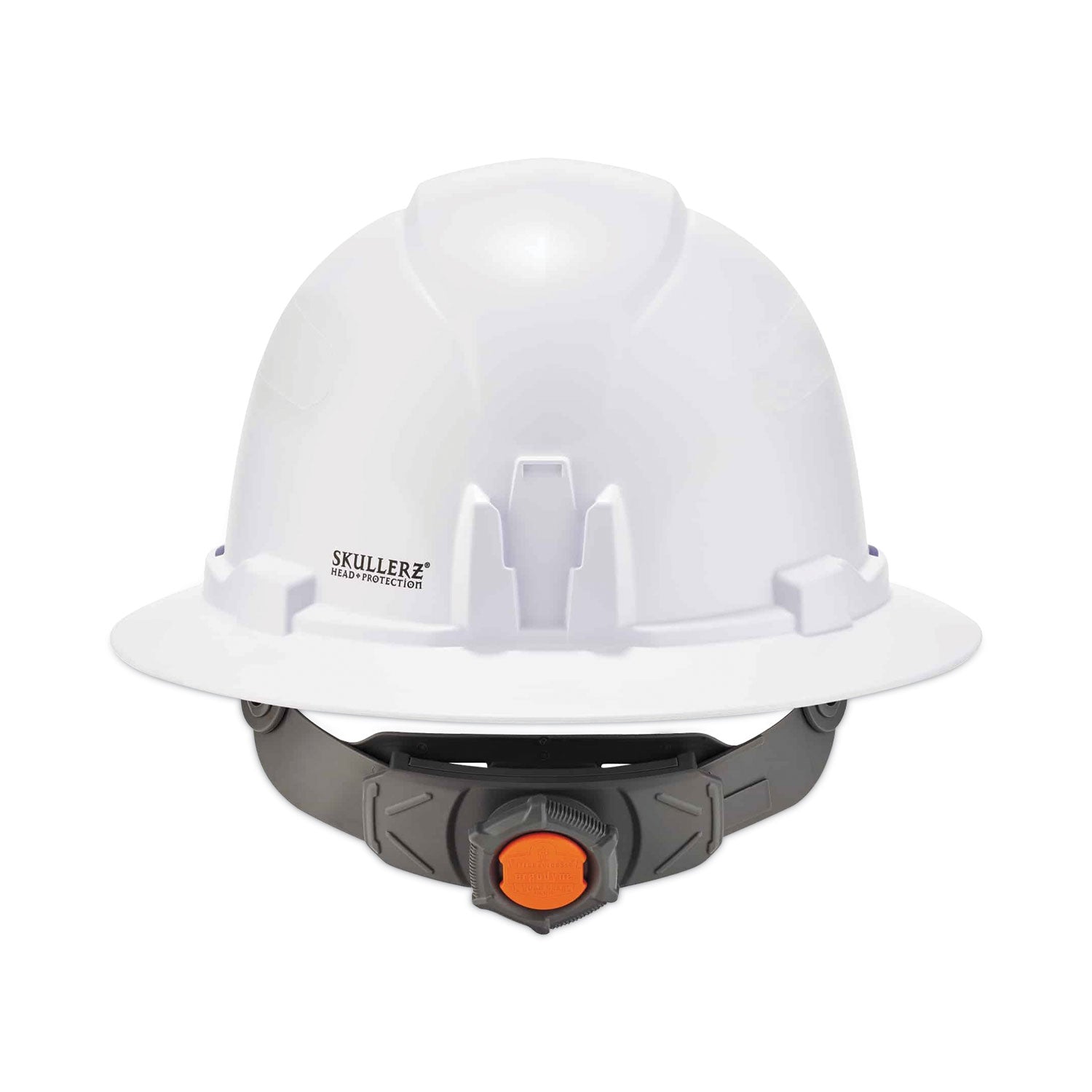 Ergodyne 8971LED Full Brim Hard Hat, White, White