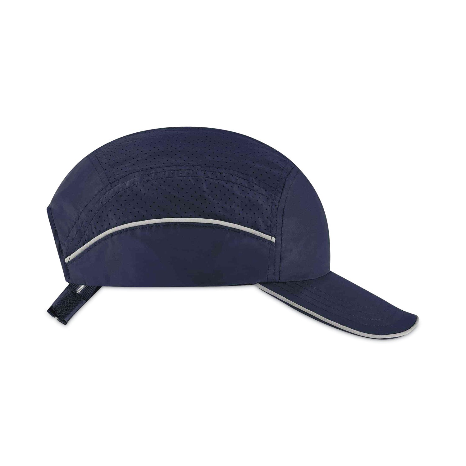Ergodyne Skullerz 8955 Lightweight Bump Cap Hat, Navy, High-Density Polyethylene Shell, Vented, Reflective, Breathable, Removable Liner, Machine Washable, 1 Each