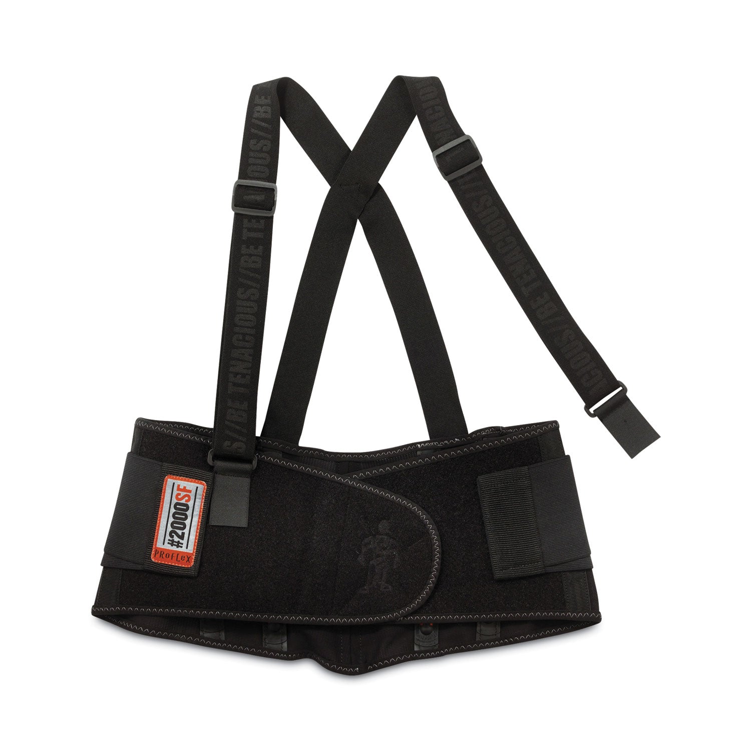 ProFlex 2000SF High-Performance Spandex Back Support Brace, X-Small, 20" to 25" Waist, Black