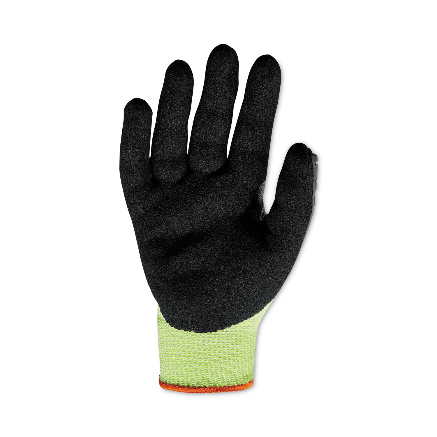 Ergodyne ProFlex 7141 Nitrile-Coated DIR Level 4 Cut-Resistant Gloves, Medium, Lime, 1.75" Thick, 10.50" Length, 2/Pair, 12 Pairs/Carton