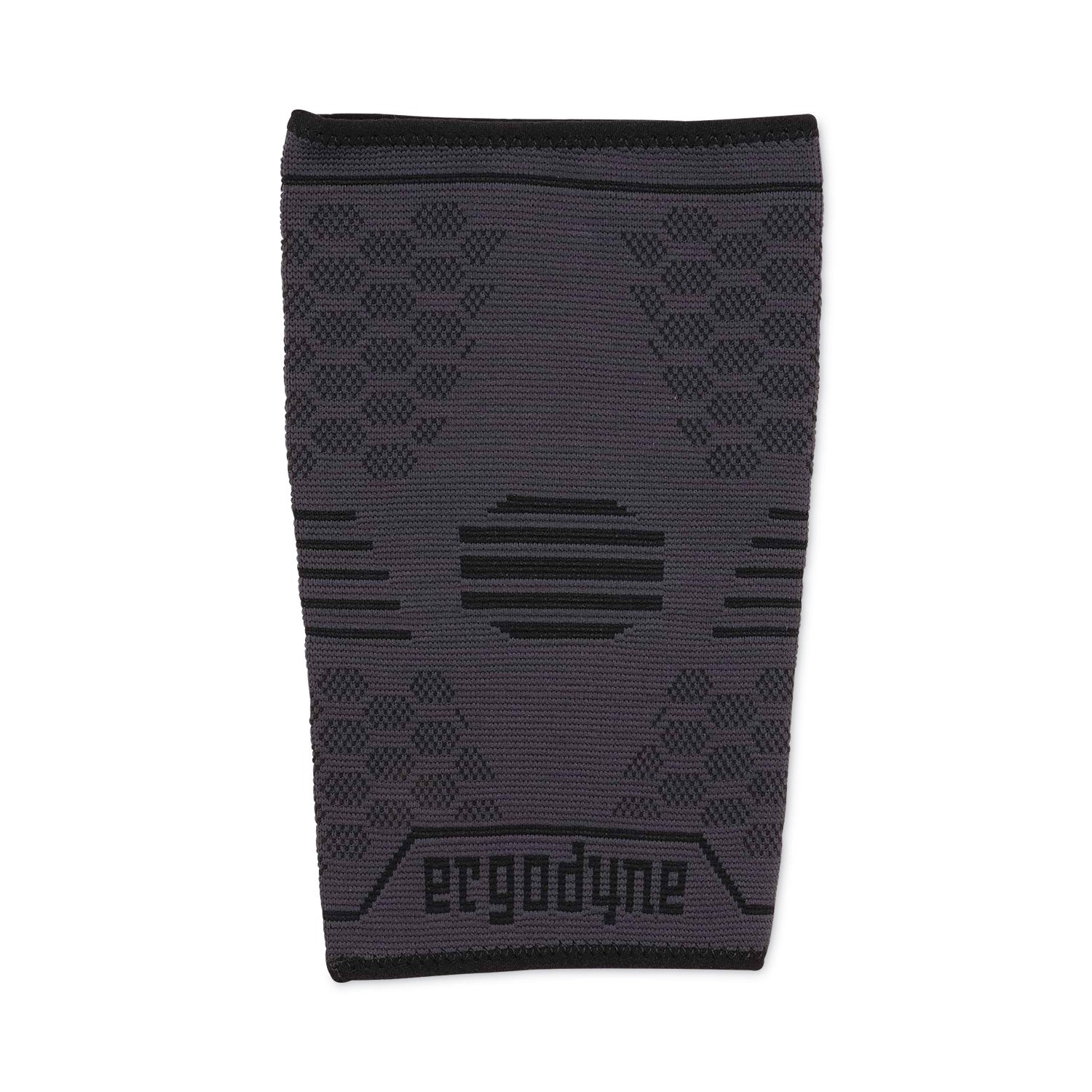 Ergodyne ProFlex 651 Elbow Compression Sleeve, Large, 12.99"–14.96" Circumference, Black, Elastic, 1 Each