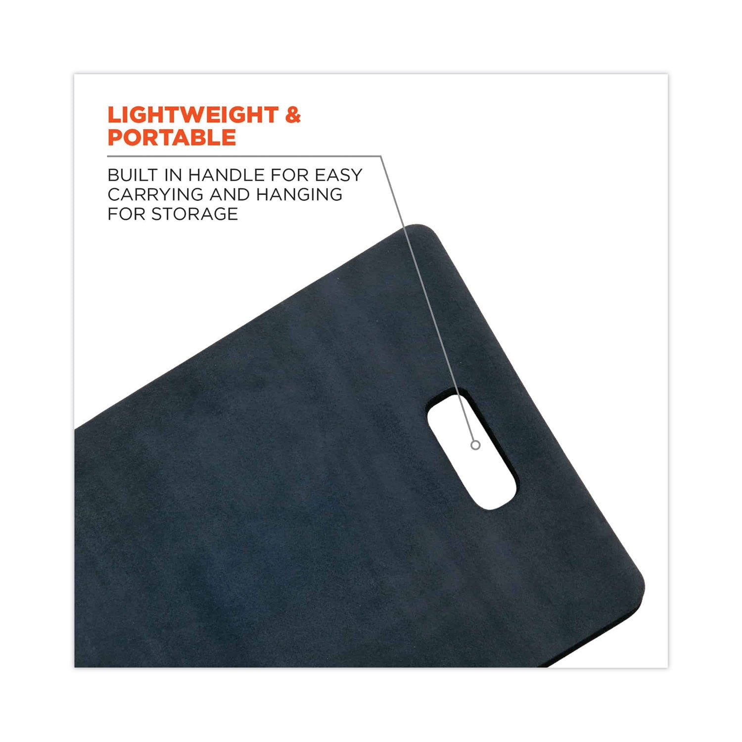 Ergodyne ProFlex Kneeling Pads - Black - Foam - 1 Each