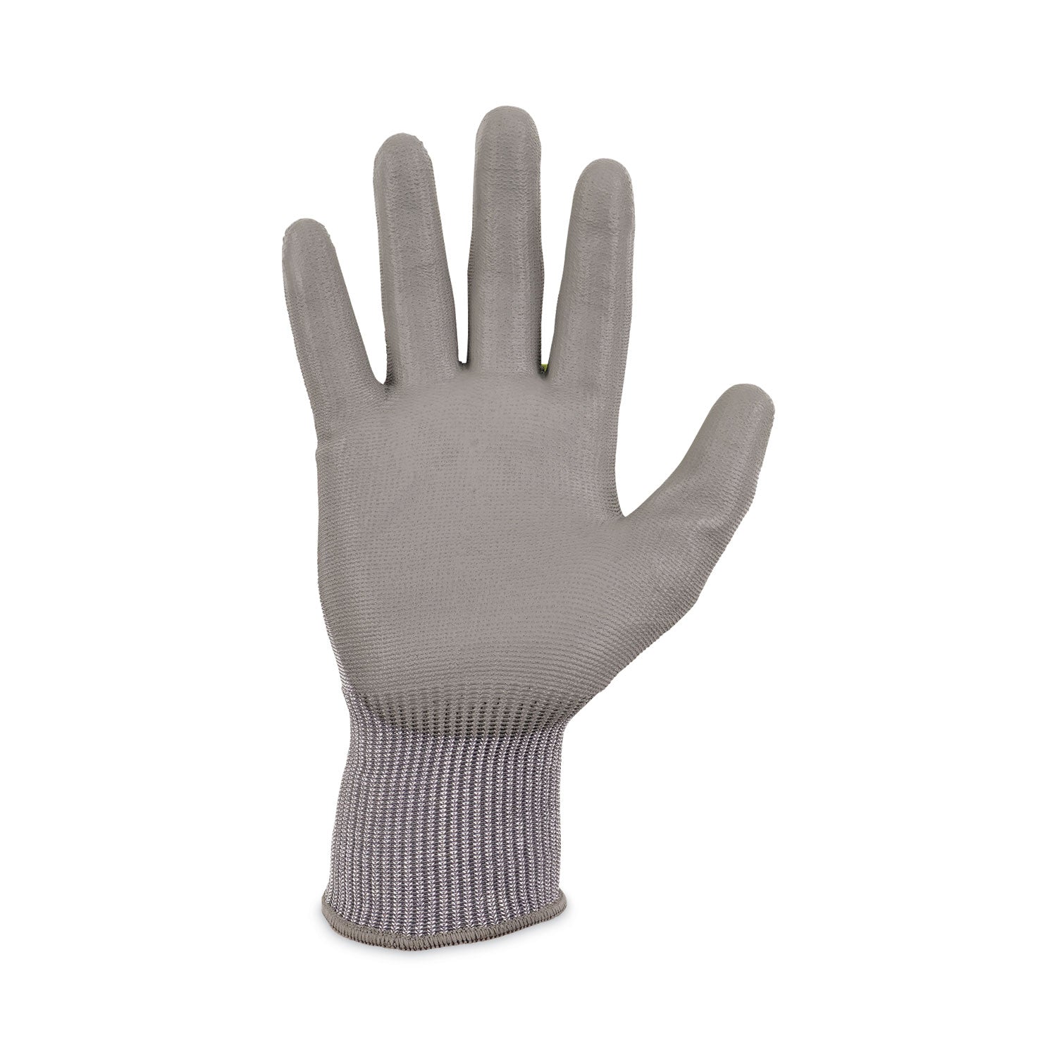 Ergodyne 7024 PU-Coated Cut-Resistant Gloves, Medium, Gray, Touchscreen Capable, Polyurethane Palm, HPPE/Nylon Spandex, 13-Gauge, 2 Pairs per Pack