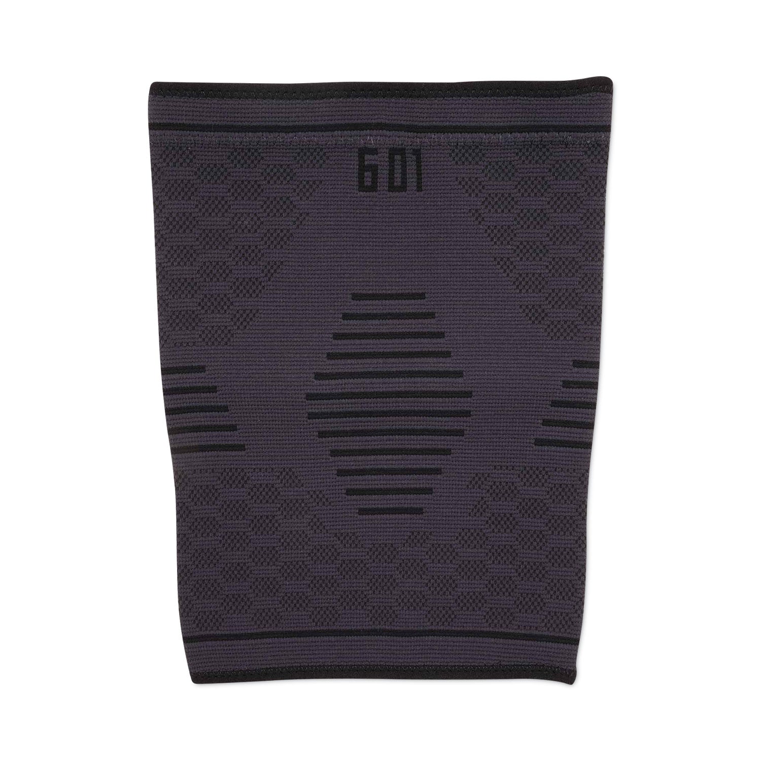 Ergodyne ProFlex 601 Knee Compression Sleeve - 20.08" to 22.83" Knee Circumference - Black - Silicone, Elastic - 1 Each