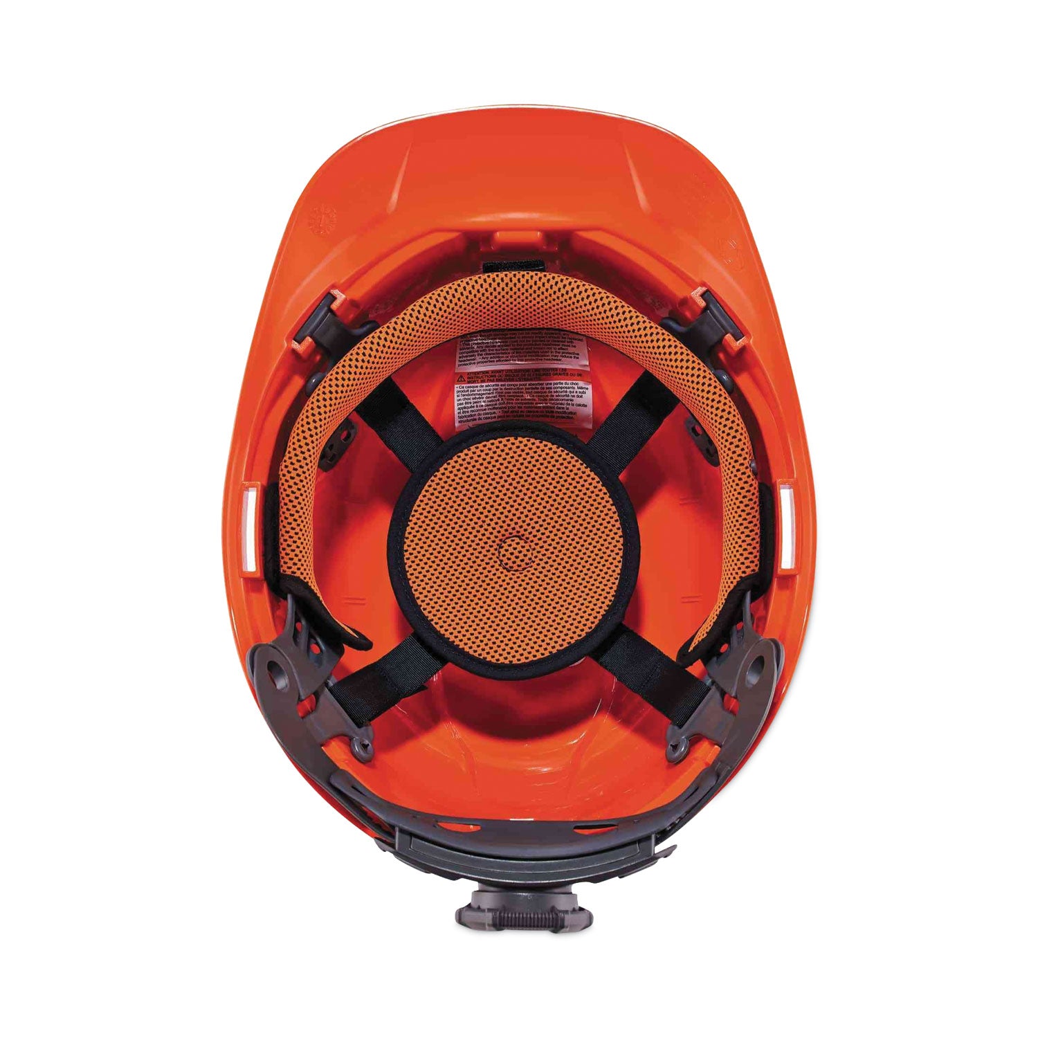 Ergodyne Skullerz 8972LED Cap-Style Hard Hat with LED Light, Vented, Adjustable Ratchet, Removable Sweatband, Orange, 1 Each