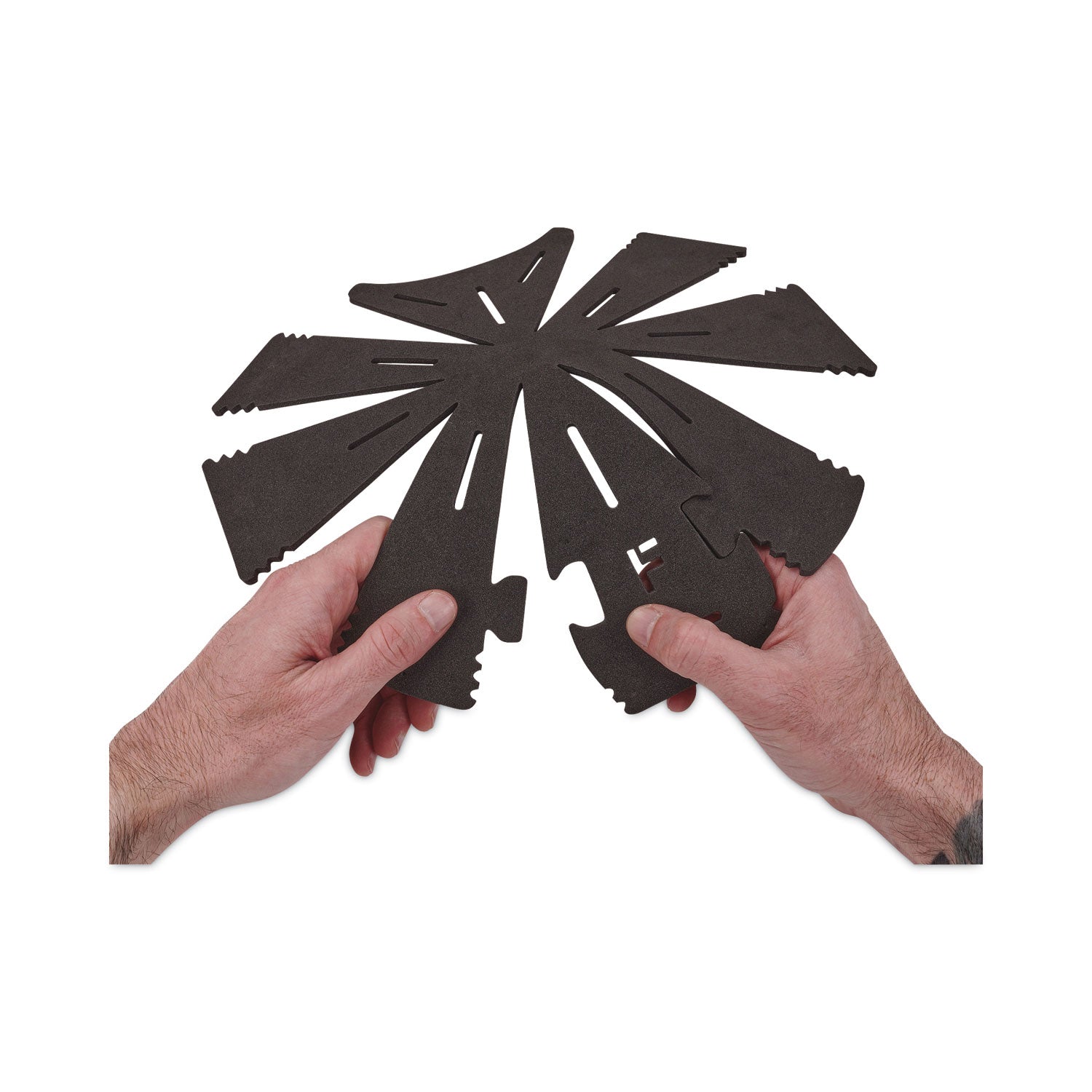 Bump, Scrape, Bruise Protection - Soft Foam - Black - Vented, Ultra-lightweight, Comfortable, Breathable - 1 Each