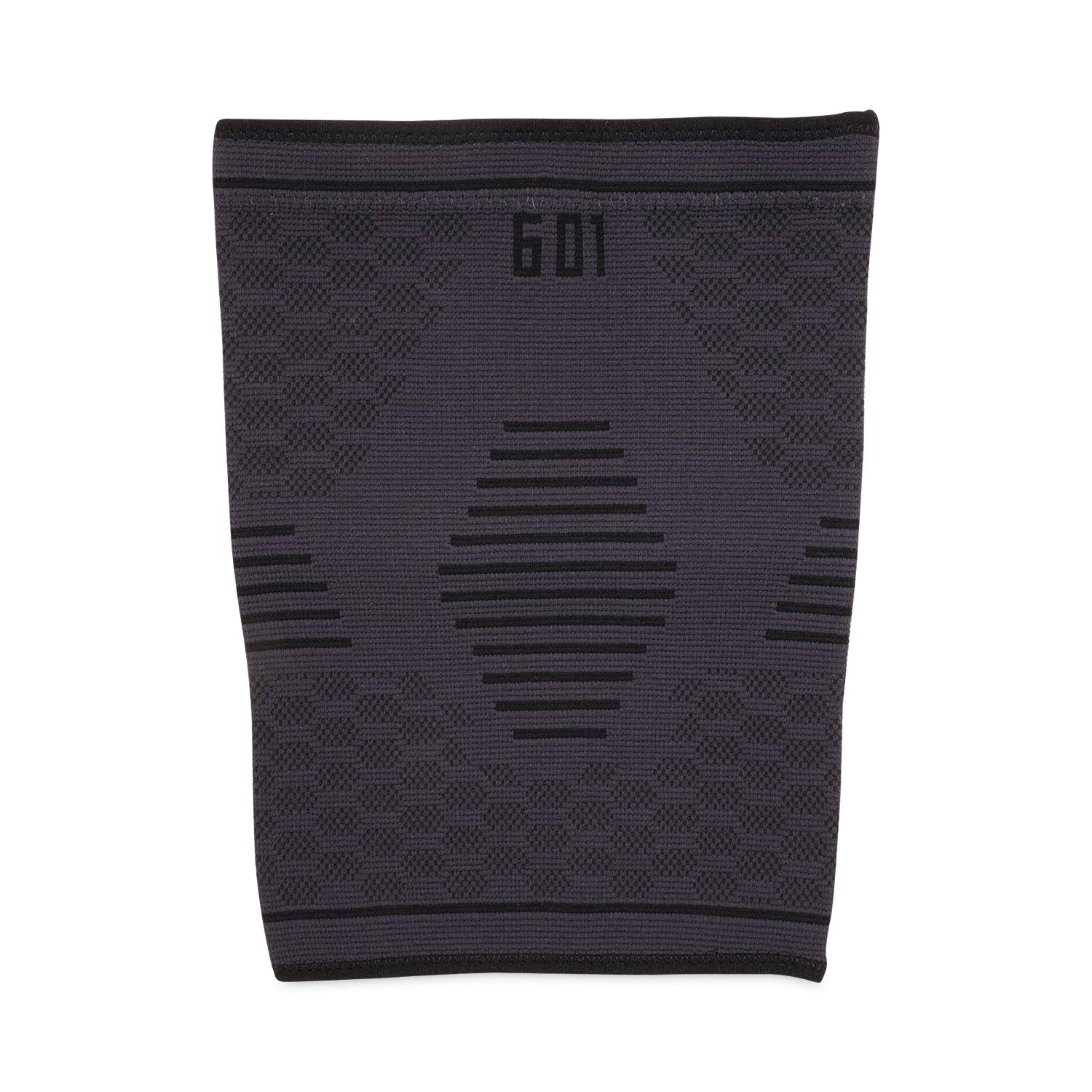 Ergodyne ProFlex 601 Knee Compression Sleeve - 16.93" to 19.69" Knee Circumference - Black - Elastic, Silicone - 1 Each
