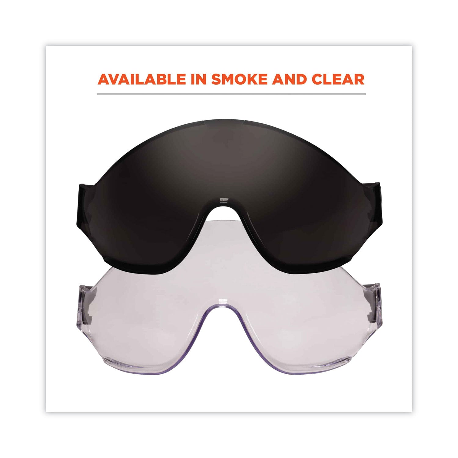 Ergodyne 8991 Safety Helmet Visor - Smoke - 1 Each