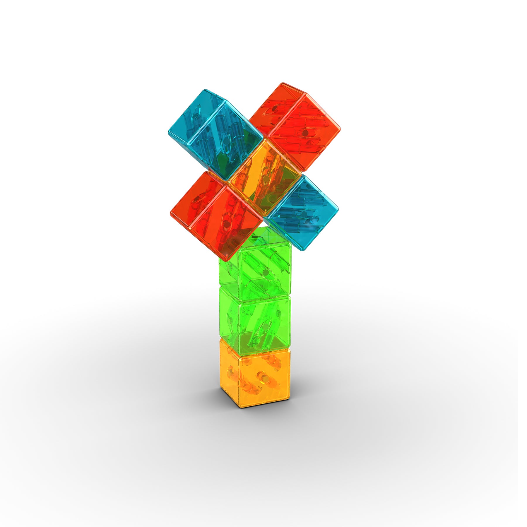 GEOMAG MAGNETIC BLOCKS GEMS 8PCS