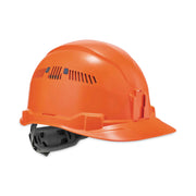 Ergodyne Skullerz 8972 Class C Cap-Style Hard Hat, Orange, Vented, Adjustable Ratchet, Removable Sweatband, Lightweight, Heavy Duty, 1 Each