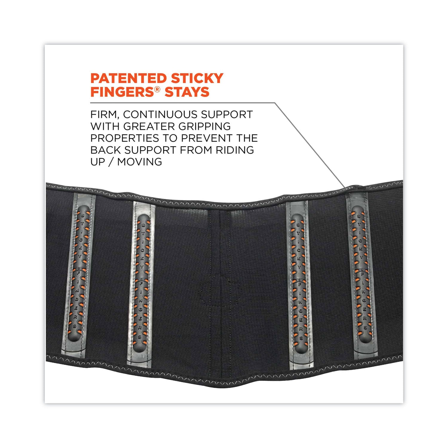 ProFlex 2000SF High-Performance Spandex Back Support Brace, 3X-Large, 46" to 52" Waist, Black