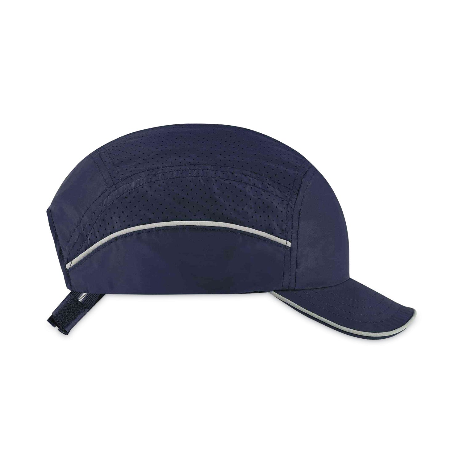Ergodyne Skullerz 8955 Lightweight Bump Cap Hat, Navy, High-Density Polyethylene Shell, Vented, Reflective, Breathable, Removable, Machine Washable, Impact Resistant, 1 Each