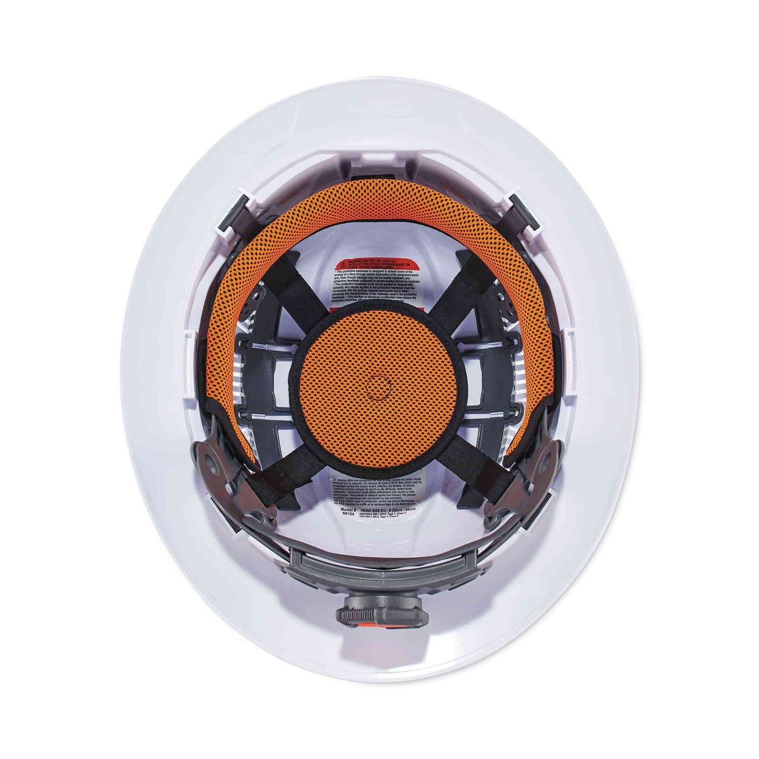 Ergodyne 8973 Class C Full Brim Hard Hat, White, White