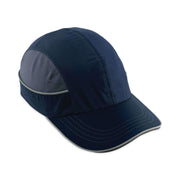 Ergodyne 8950XL Bump Cap Hat - Recommended for: Industrial, Mechanic, Factory, Home, Baggage Handling - Extra Large - Bump, Scrape, Head Protection - Navy - Comfortable, Impact Resistant, Machine Washable, Removable - 1 Each