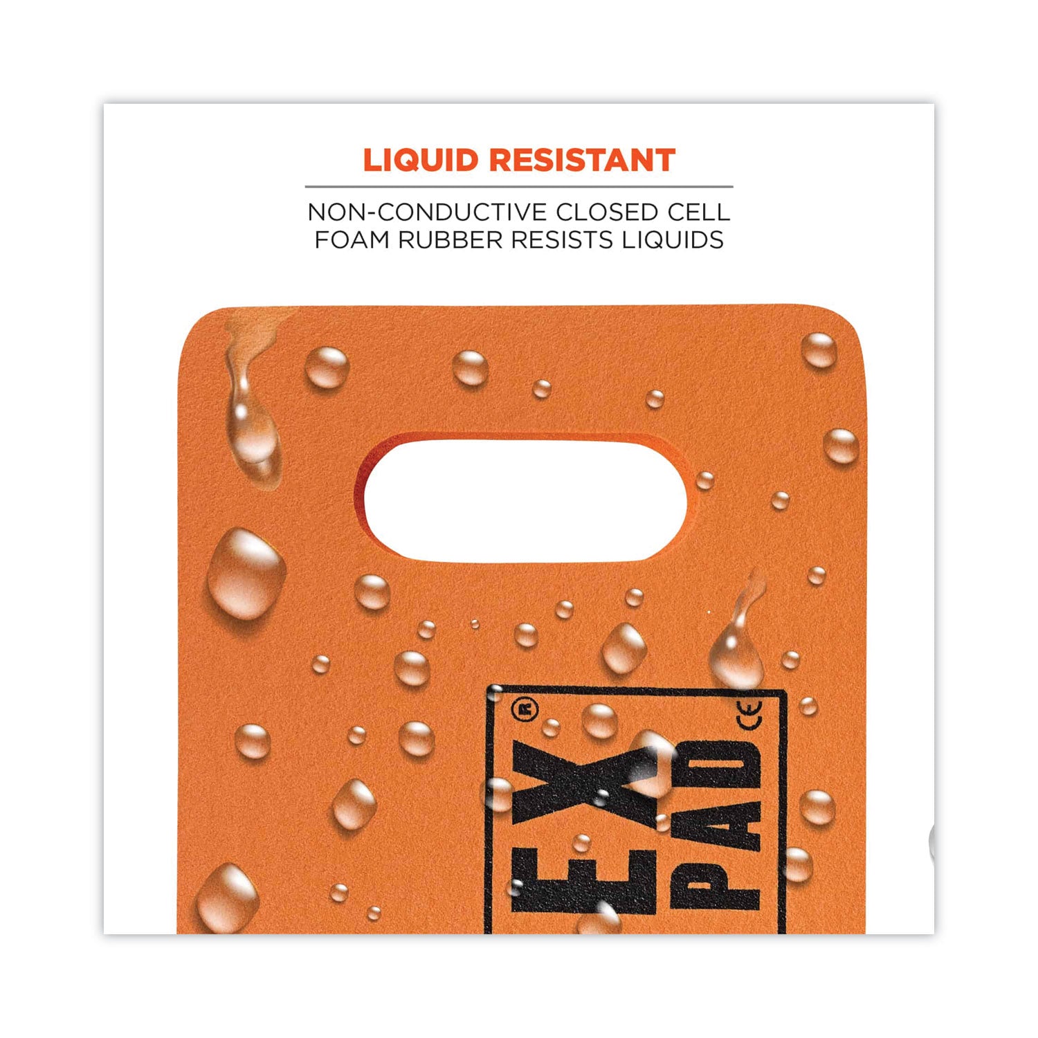 Orange - Foam, Nitrile Rubber, Rubber, Steel, Nitrile Butadiene Rubber (NBR) Foam - 1 Each