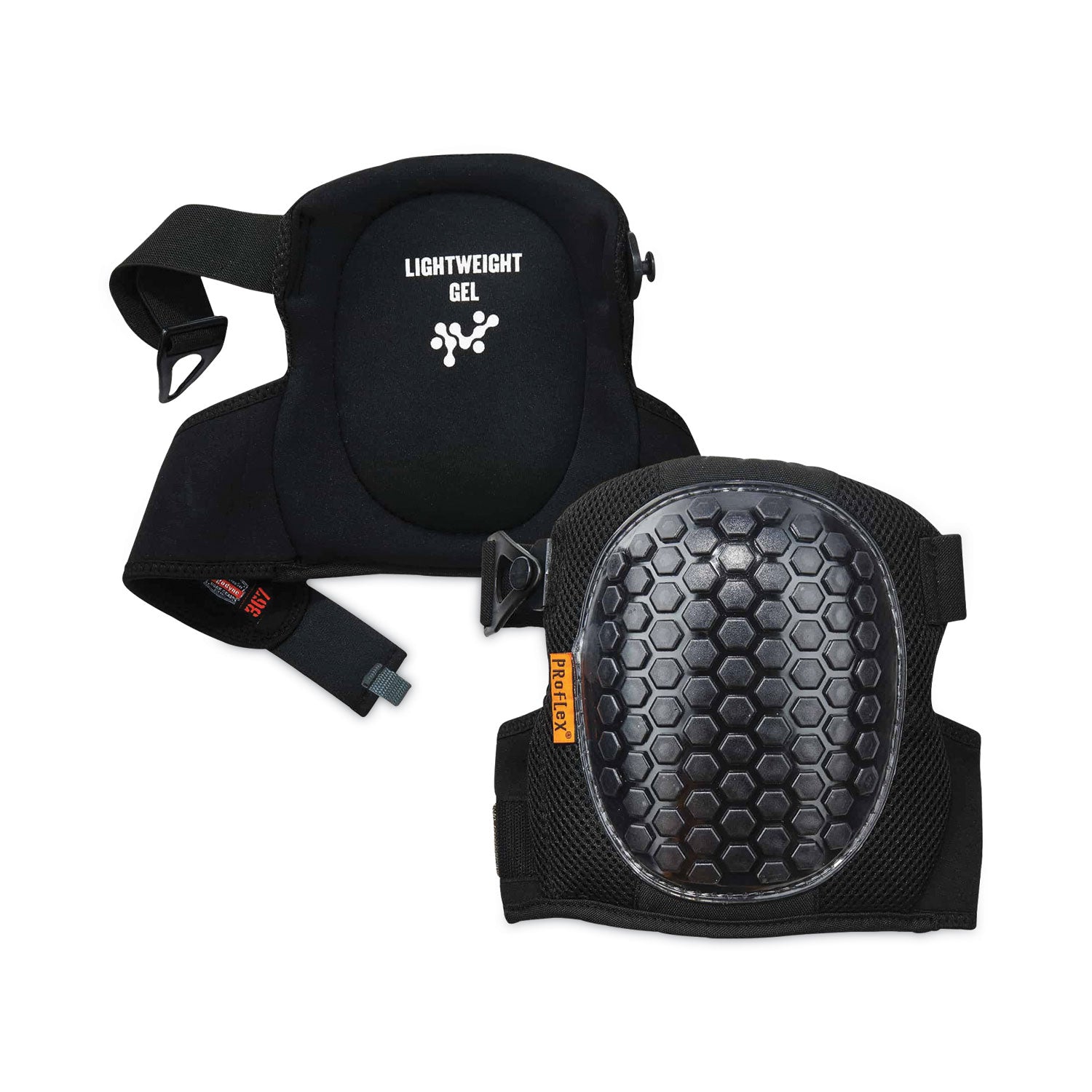 Black - Foam, Rubber, Plastic, Gel, Ethylene Vinyl Acetate (EVA), Elastic, Neoprene - 2 / Pair