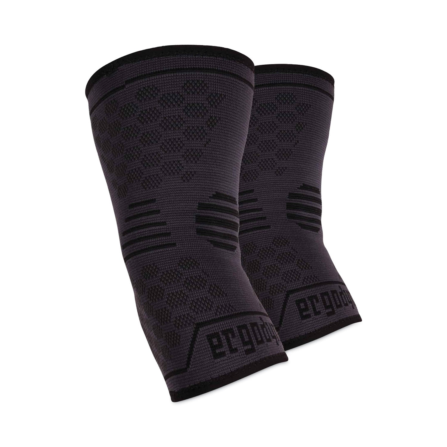 Ergodyne ProFlex 651 Elbow Compression Sleeve, Medium, 11.02"–12.60" Elbow Circumference, Black, Elastic, 1 Each