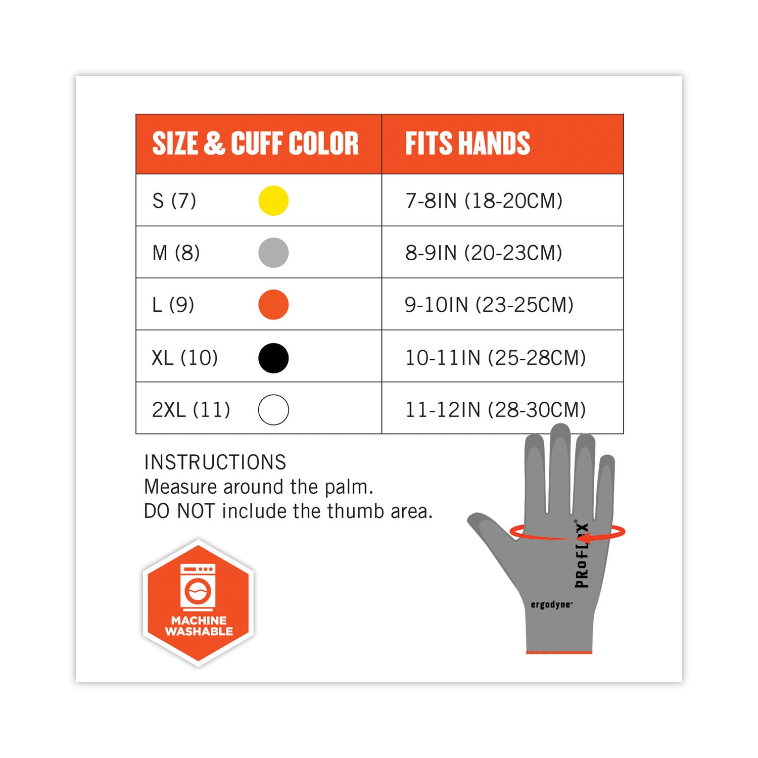 ProFlex 7024 ANSI A2 PU Coated CR Gloves, Gray, Small, Pair