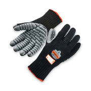 Ergodyne ProFlex 9000 Lightweight Anti-Vibration Gloves, Large, Black, 3.50" Thickness, 13.75" Length, Padded Palm, Seamless, Breathable, 2 Pairs