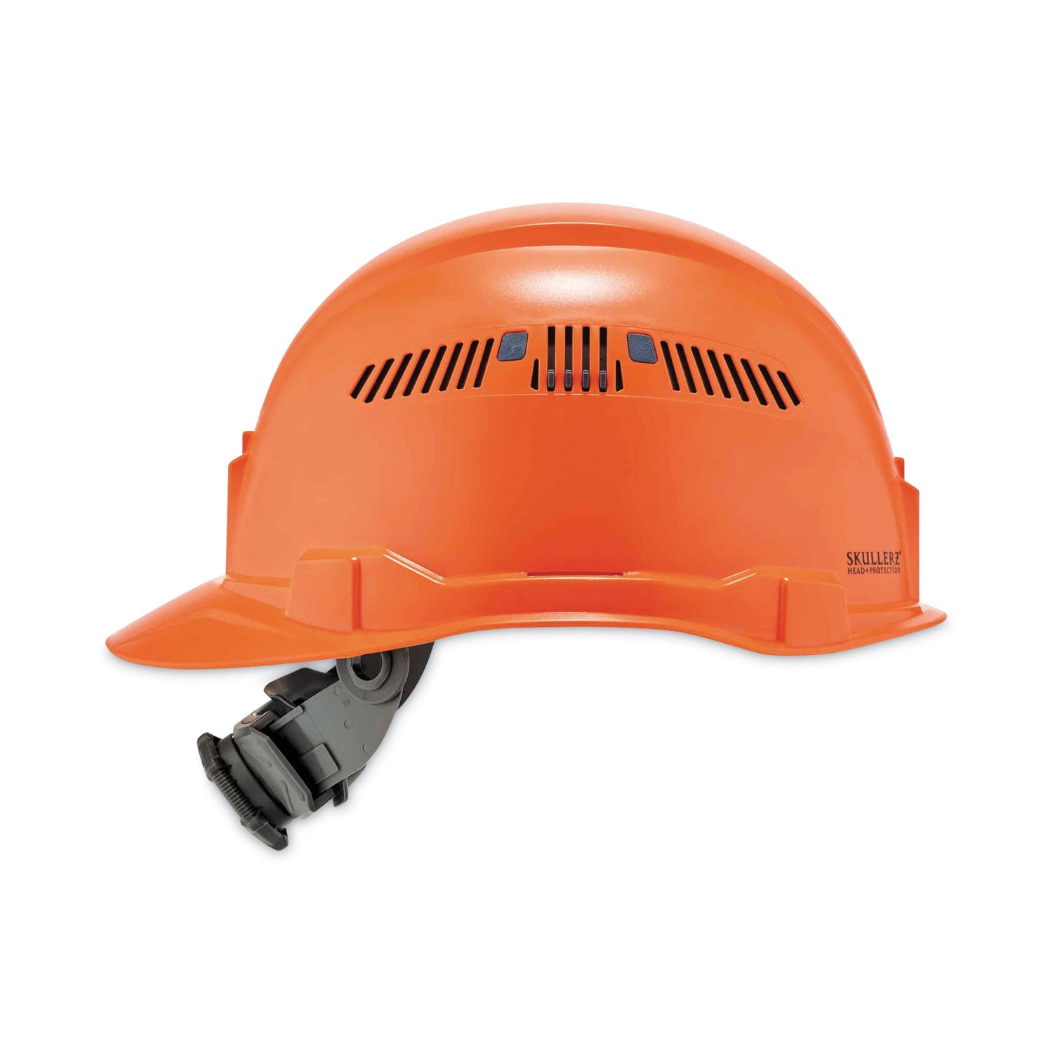 Ergodyne Skullerz 8972 Class C Cap-Style Hard Hat, Orange, Vented, Adjustable Ratchet, Removable Sweatband, Lightweight, Heavy Duty, 1 Each