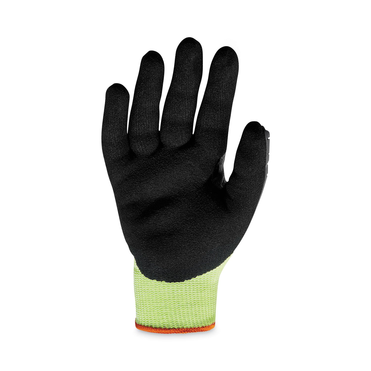 Ergodyne ProFlex 7141 Nitrile-Coated DIR Level 4 Cut-Resistant Gloves, XXL, Lime, 1.75" Thick, 10" Length, 2 Pairs per Pack, 72 Packs per Carton