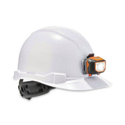 Ergodyne Skullerz 8970LED Cap Style Hard Hat with LED Light, White, Adjustable Fit, Removable Sweatband, Machine Washable, Heavy Duty, Lightweight – 1 Each