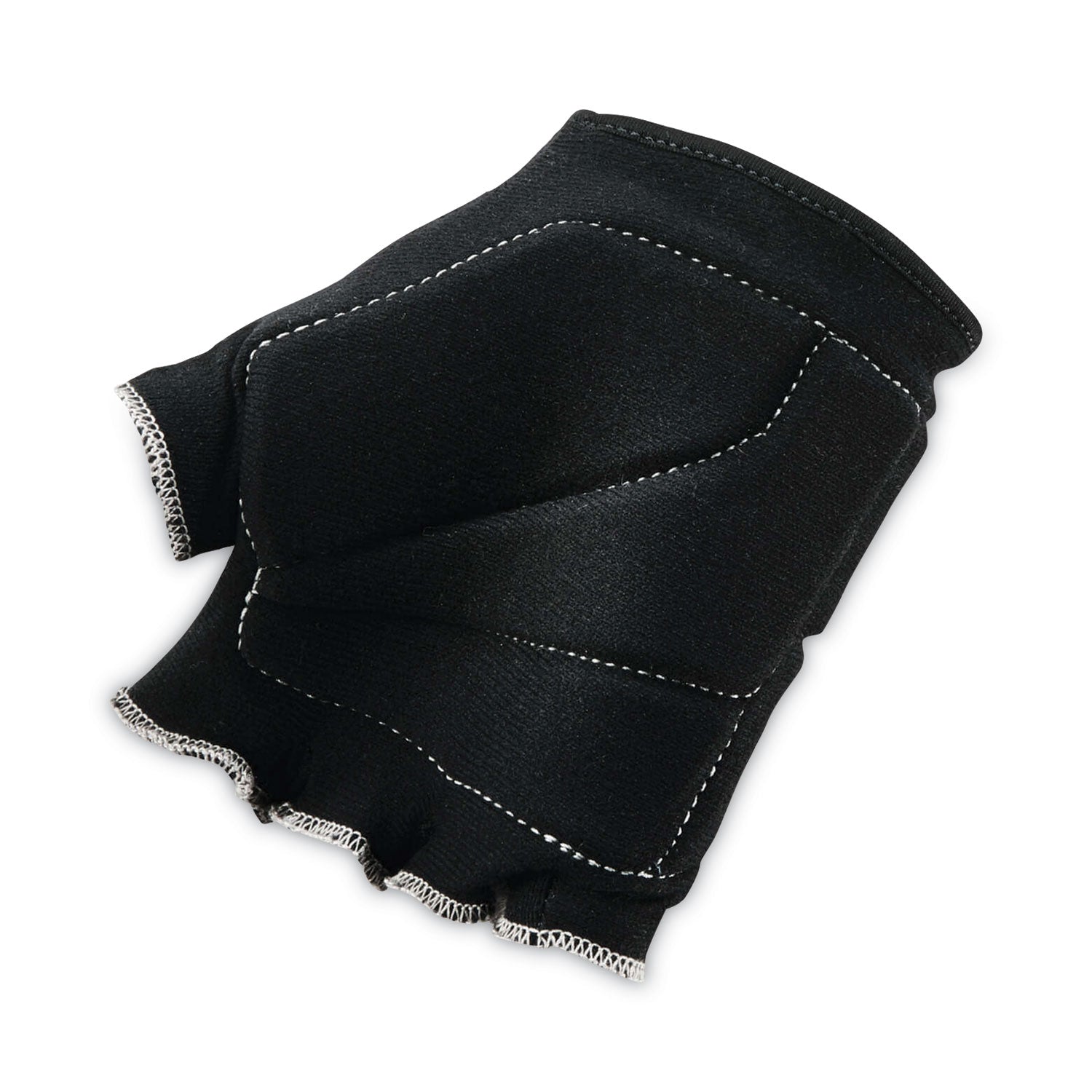 Ergodyne ProFlex 800 Glove Liners, Small/Medium, Half Finger, Black, Anti-Vibration, Durable, Breathable, Impact Resistant, 0.50" Thickness, 9" Length, 2 Pairs