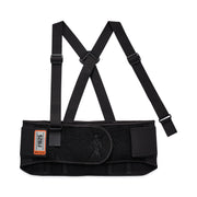 Ergodyne ProFlex 1625 Elastic Back Support Brace - 52" to 58" Waist Size - Black - Elastic, Polypropylene, Rubber - 1 Each