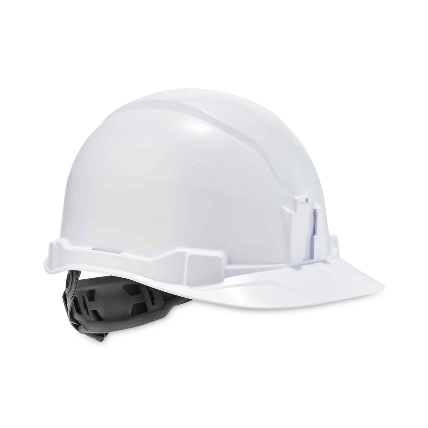 Ergodyne Skullerz 8970 Class E Cap-Style Hard Hat, White, Adjustable Ratchet, Removable Sweatband, Lightweight, Heavy Duty, 1 Each