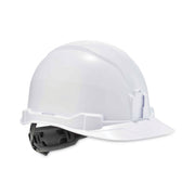 Ergodyne Skullerz 8970 Class E Cap-Style Hard Hat, White, Adjustable Ratchet, Removable Sweatband, Lightweight, Heavy Duty, 1 Each