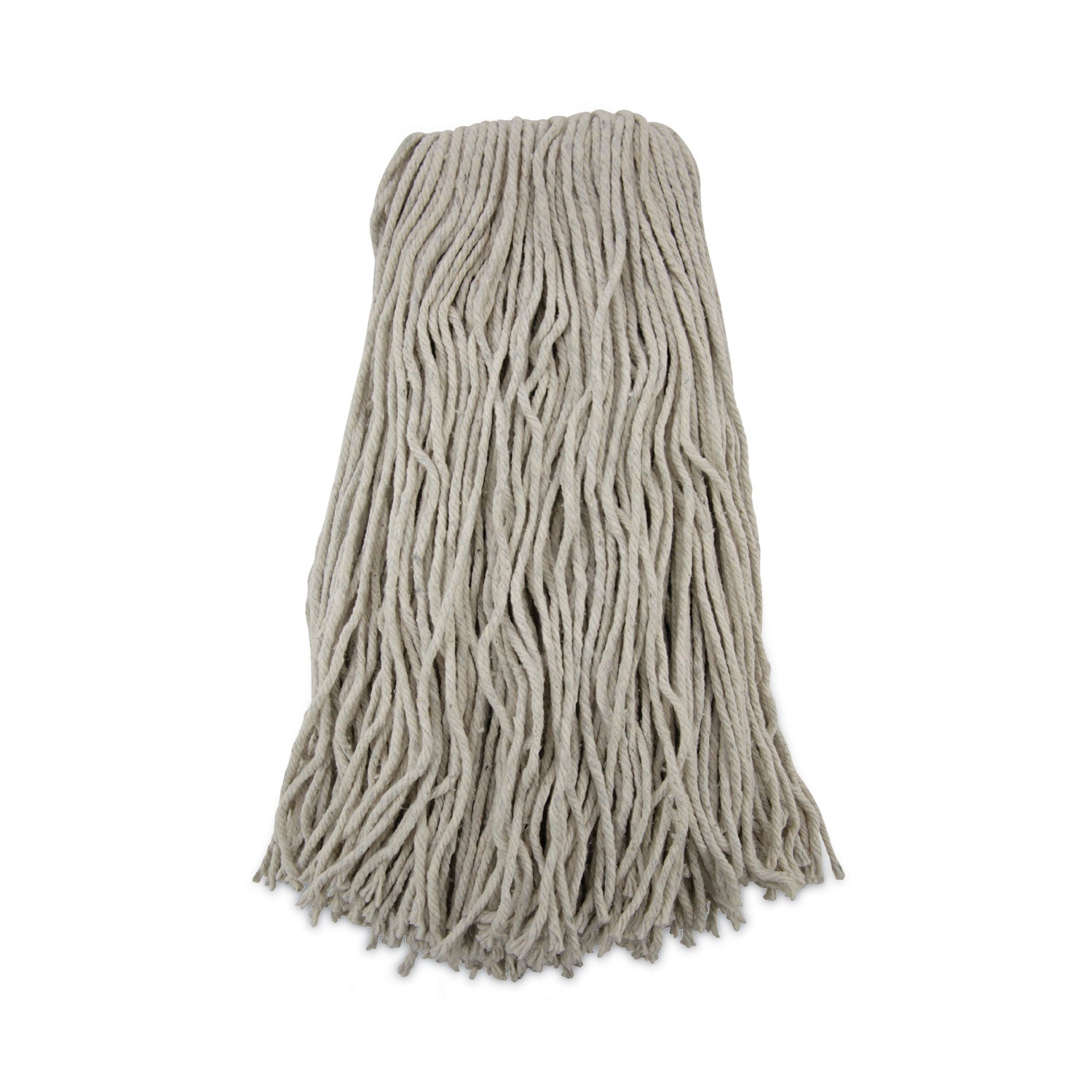 Cut-End Wet Mop Head, Cotton, No. 32, White, 12/carton
