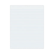 Pacon Composition Paper - Letter - Wide Ruled Front Ruling - 0.37" Ruled - Unruled Margin - 16 lb Basis Weight - Letter - 8 1/2" x 11" Sheet Size - White Paper - Bond Paper - 500 / Ream