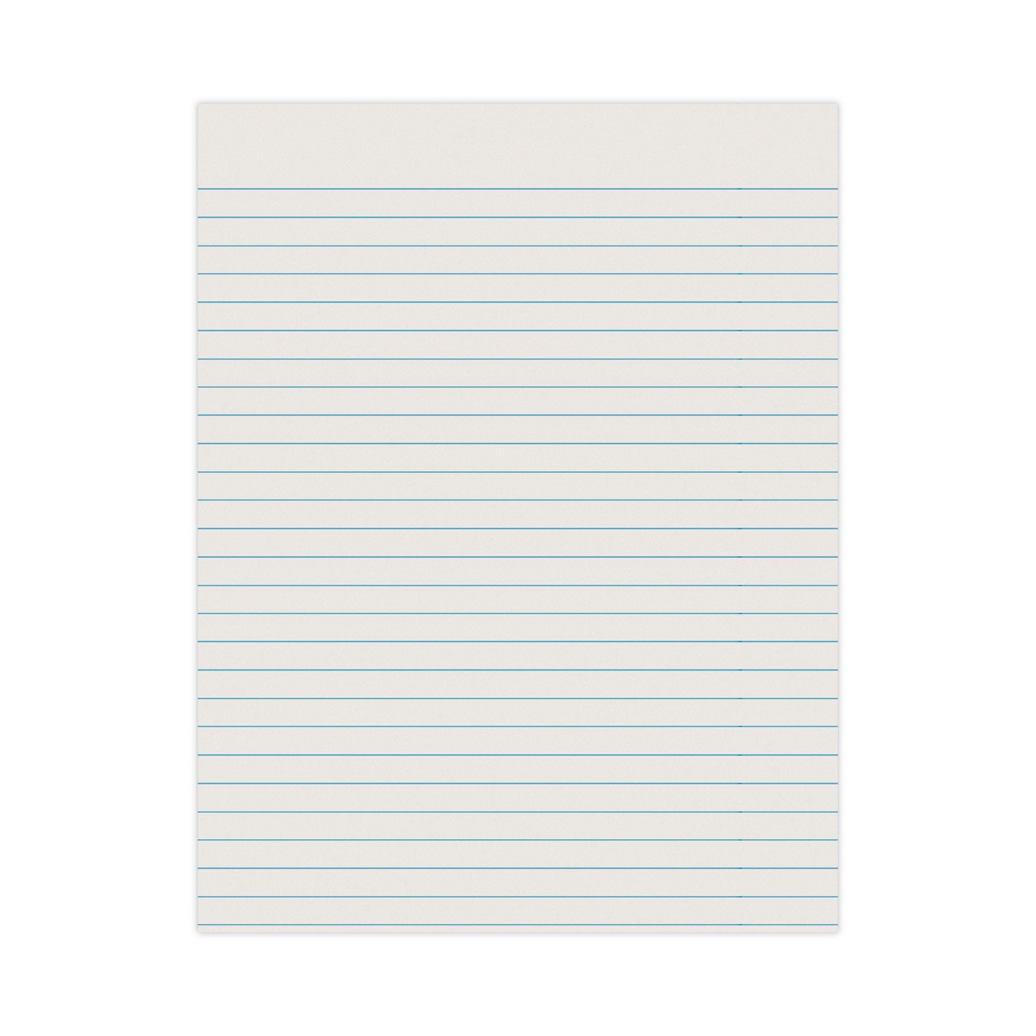 Ruled Newsprint Paper, 3/8" Short Rule, 8.5 X 11, 500/pack