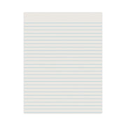 Ruled Newsprint Paper, 3/8" Short Rule, 8.5 X 11, 500/pack