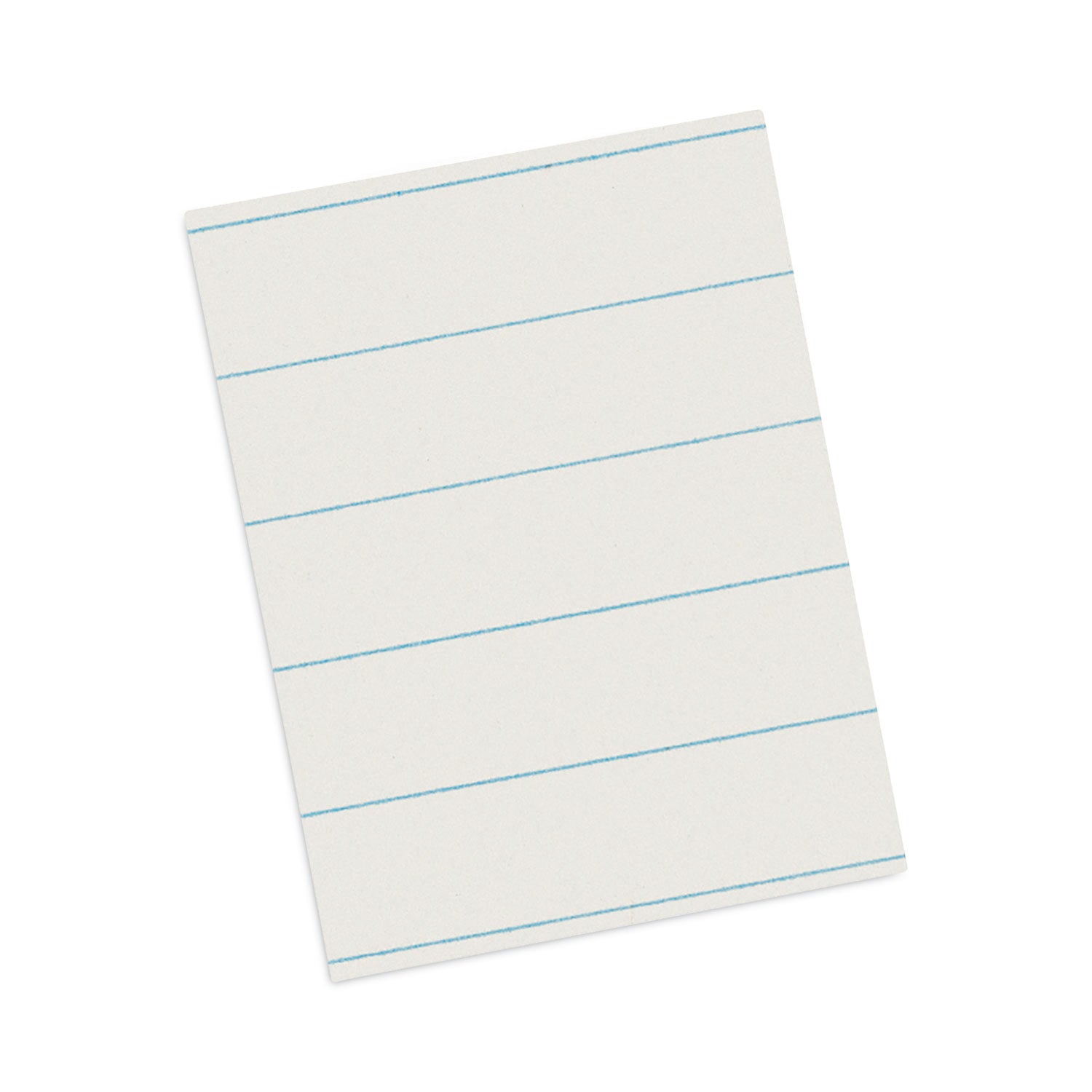 Ruled Newsprint Paper, 3/8" Short Rule, 8.5 X 11, 500/pack