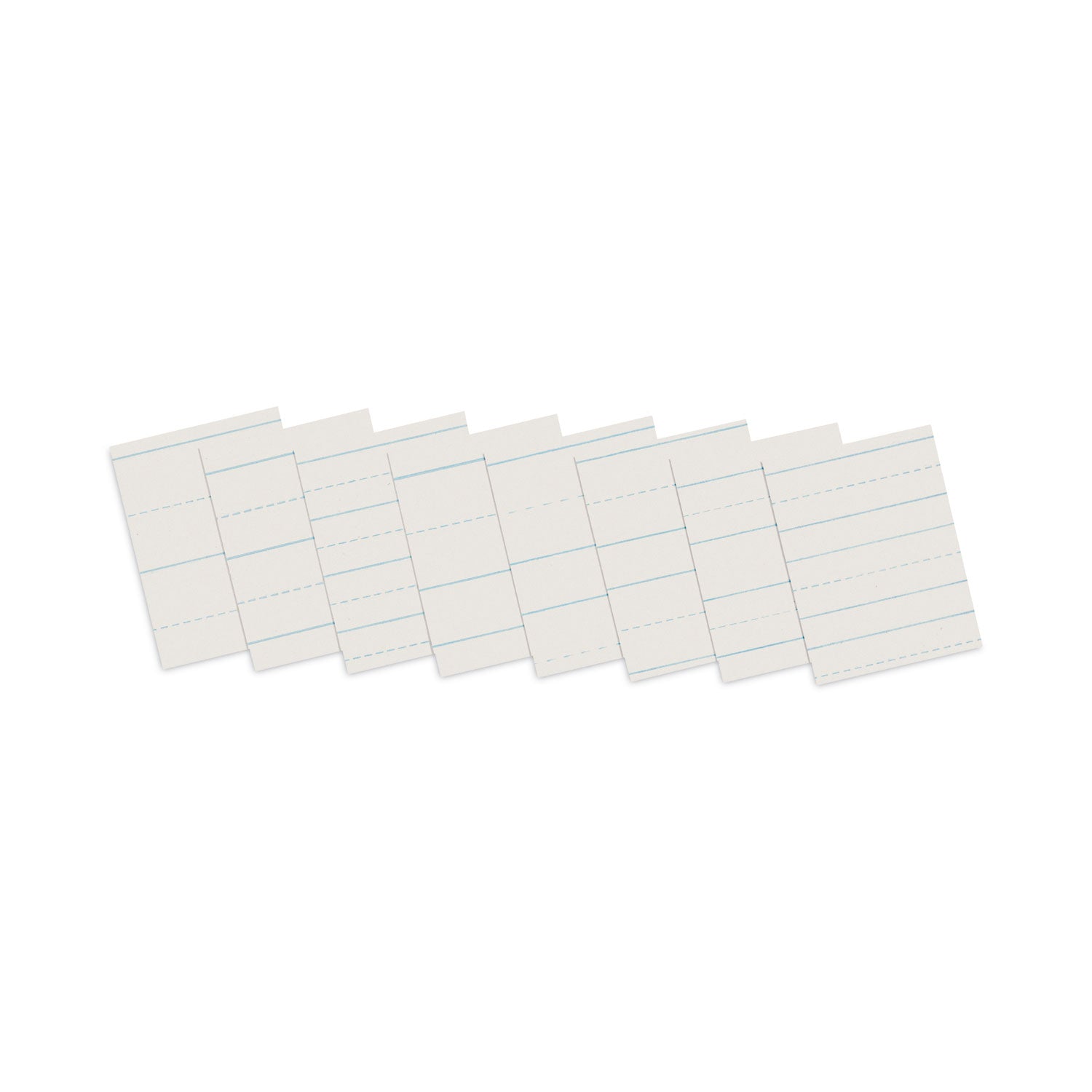 Newsprint Handwriting Paper, Skip-A-Line, Grade 2, 3/4" x 3/8" x 3/8" Ruled Long, 11" x 8-1/2", 500 Sheets