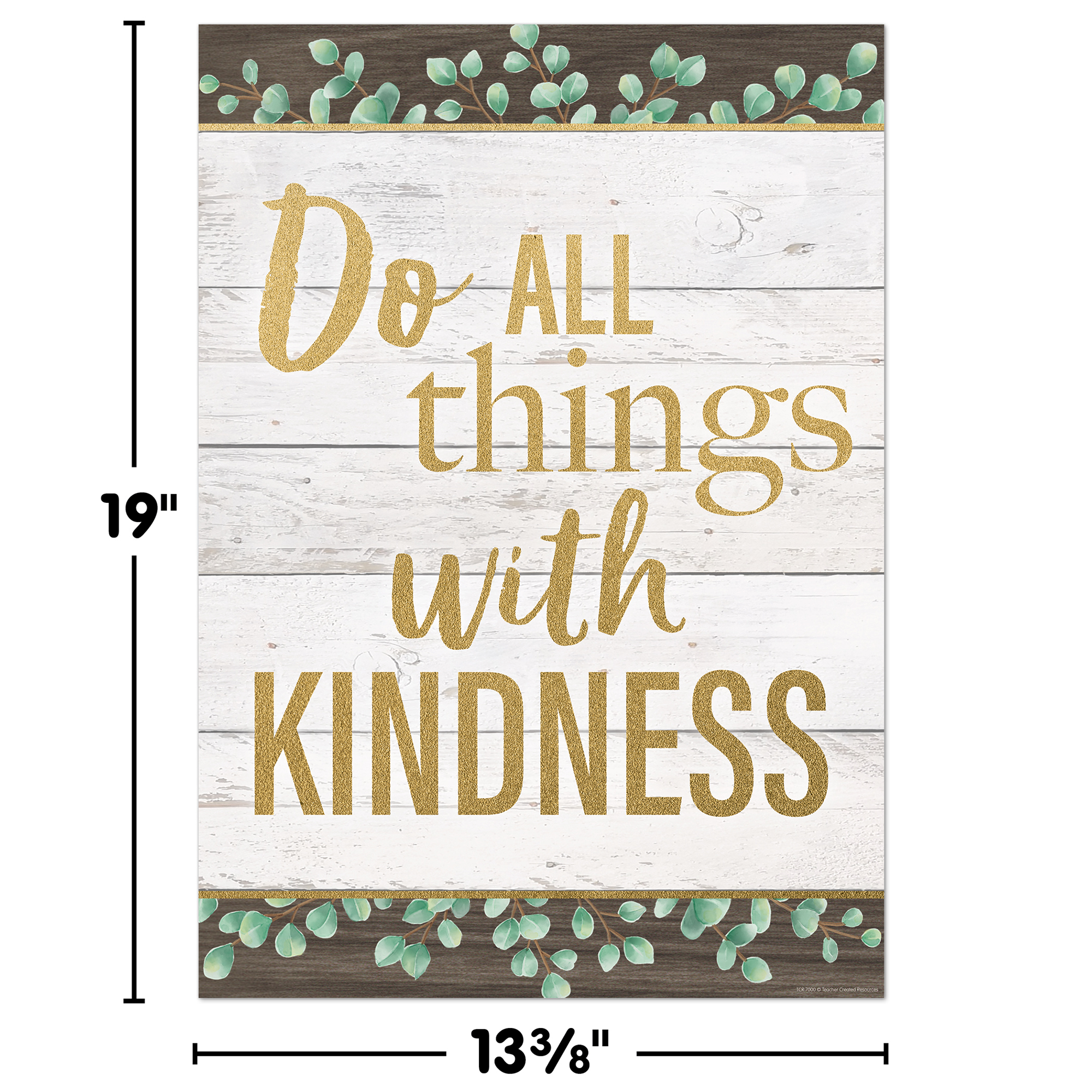 Do All Things With Kindness Positive Poster